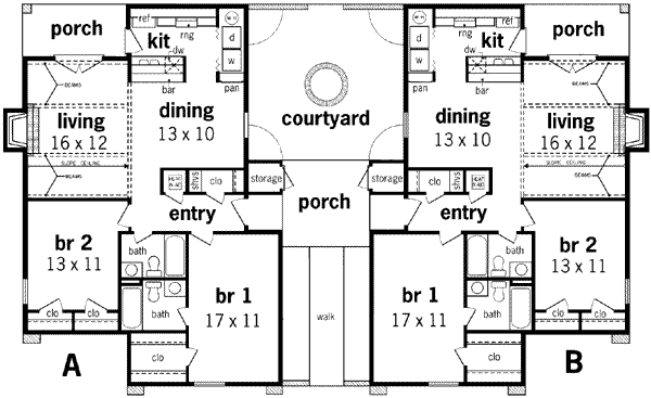 Home Plan - Modern Floor Plan - Main Floor Plan #45-223