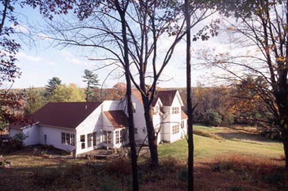 Exterior - Rear Elevation for Farmhouse House Plan #510-2 - 3 bed, 2.5 bath