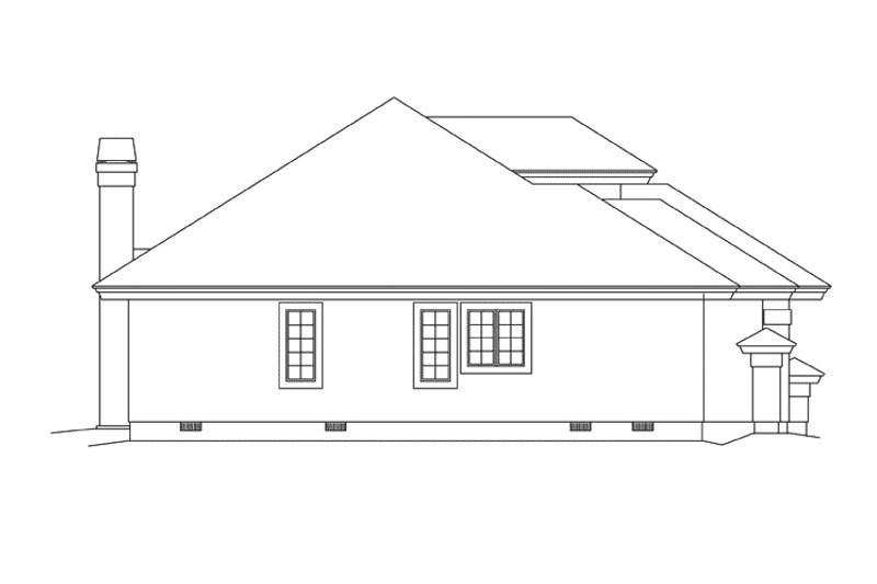Dream House Plan - Exterior - Other Elevation for Beach House Plan #57-677 - 2 bed, 2 bath