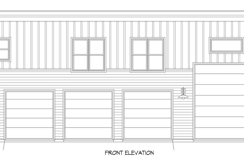 House Plan Design - Exterior - Front Elevation 3 for Contemporary House Plan #932-307 - 2 bed, 1 bath