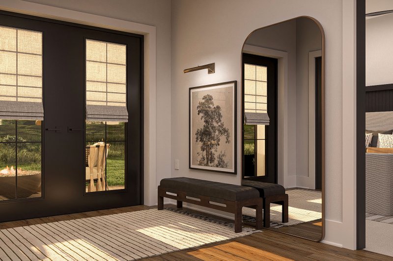 Home Plan - Interior - Entry 1 for Barndominium House Plan #455-508 - 2 bed, 2.5 bath