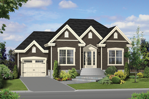 Traditional Exterior - Front Elevation Plan #25-4454