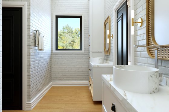 Interior - Master Bathroom for Contemporary House Plan #1064-364 - 2 bed, 2 bath