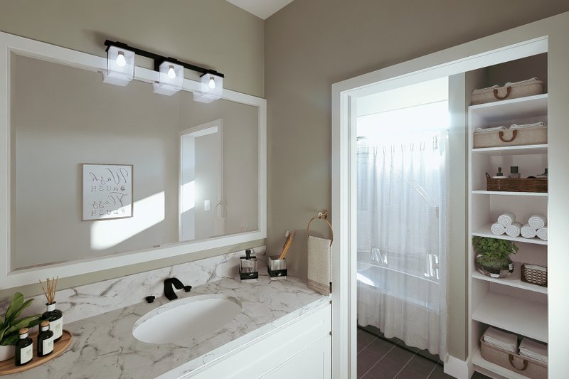 House Design - Interior - Bathroom for Farmhouse House Plan #44-281 - 4 bed, 3 bath