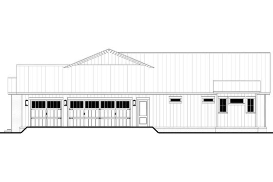 Exterior - Other Elevation 1 for Farmhouse House Plan #430-398 - 5 bed, 4.5 bath