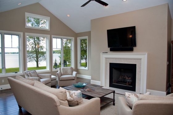 Interior - Family Room 1 for Traditional House Plan #928-236 - 3 bed, 3.5 bath