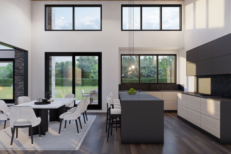 House Design - Interior - Kitchen 2 for Modern House Plan #923-413 - 3 bed, 3.5 bath