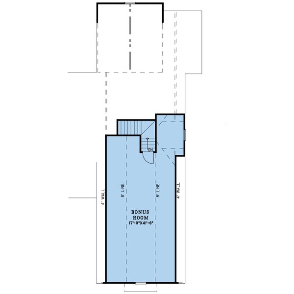 Farmhouse Floor Plan - Upper Floor Plan #923-395