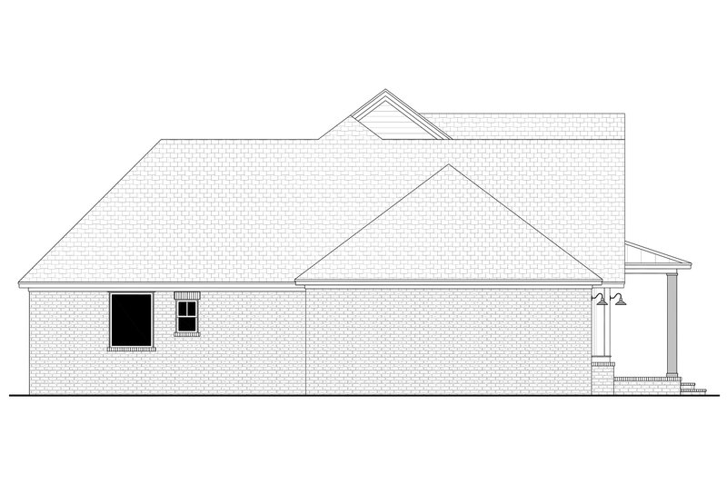 Architectural House Design - Exterior - Other Elevation 1 for Farmhouse House Plan #430-258 - 3 bed, 2.5 bath