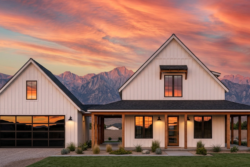 Dream House Plan - Exterior - Front Elevation 3 for Farmhouse House Plan #1096-199 - 3 bed, 2 bath