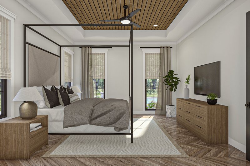 House Design - Interior - Master Bedroom 1 for Mediterranean House Plan #455-524 - 5 bed, 4.5 bath