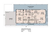 Ranch Style House Plan - 3 Beds 2 Baths 2176 Sq/Ft Plan #124-965 Floor 