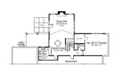 European Style House Plan - 3 Beds 3 Baths 2541 Sq/Ft Plan #57-594 