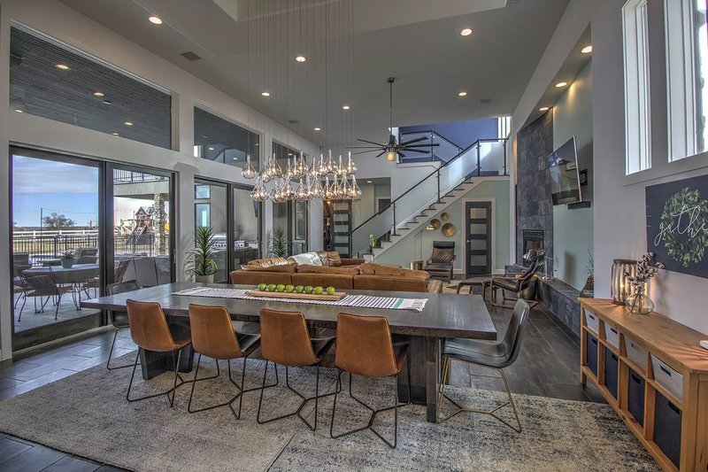 Architectural House Design - Interior - Dining Room 1 for Contemporary House Plan #935-5 - 4 bed, 4 bath
