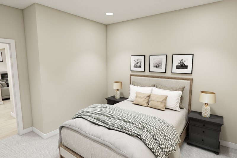 House Design - Interior - Bedroom for Farmhouse House Plan #51-1389 - 3 bed, 2.5 bath