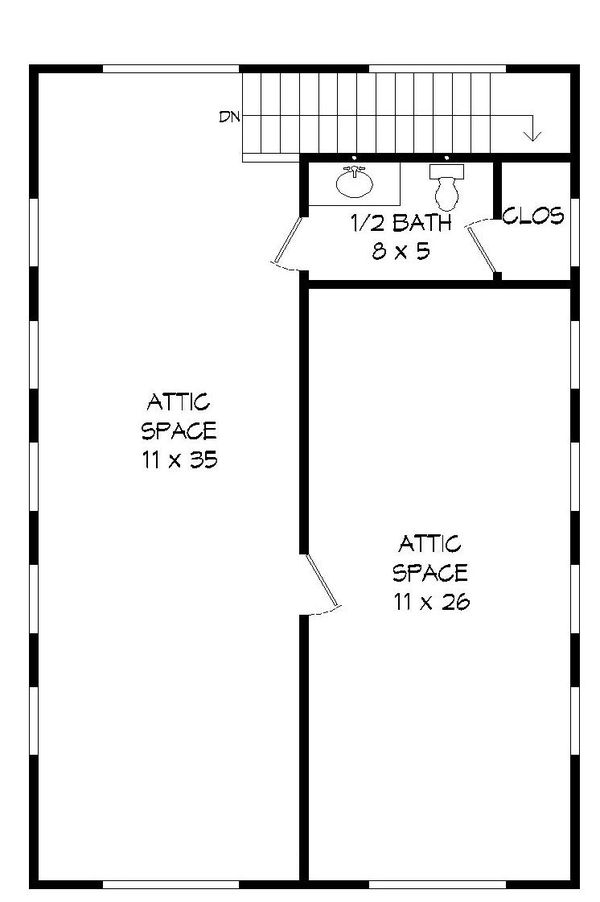 Dream House Plan - Contemporary Floor Plan - Upper Floor Plan #932-290