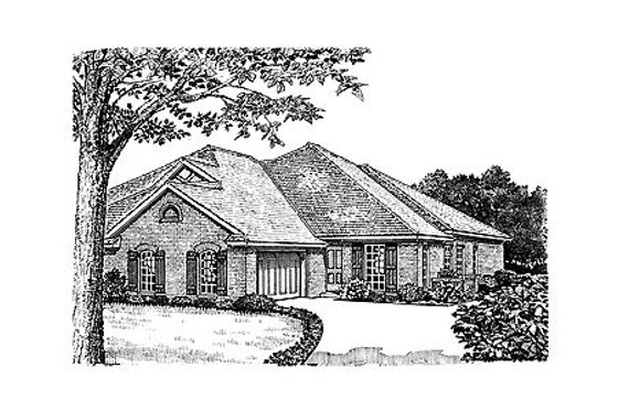 Exterior - Other Elevation 1 for Traditional House Plan #310-474 - 3 bed, 2 bath