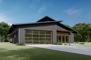 Exterior - Other Elevation 3 for Barndominium House Plan #1092-28 - 3 bed, 2.5 bath