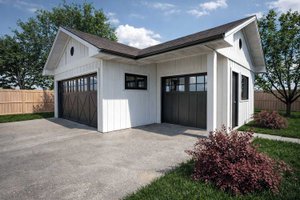 Exterior - Other Elevation for Country House Plan #1101-65, 0 bath