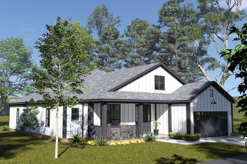 House Blueprint - Exterior - Other Elevation for Farmhouse House Plan #513-2449 - 4 bed, 3.5 bath