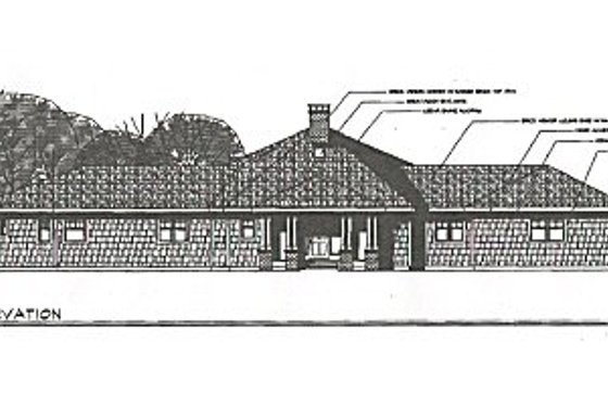 Exterior - Other Elevation for Farmhouse House Plan #124-195 - 3 bed, 3 bath