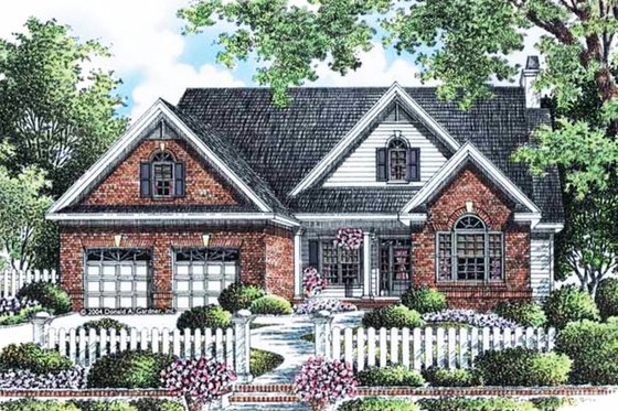 Exterior - Front Elevation 3 for Traditional House Plan #929-882 - 3 bed, 2 bath