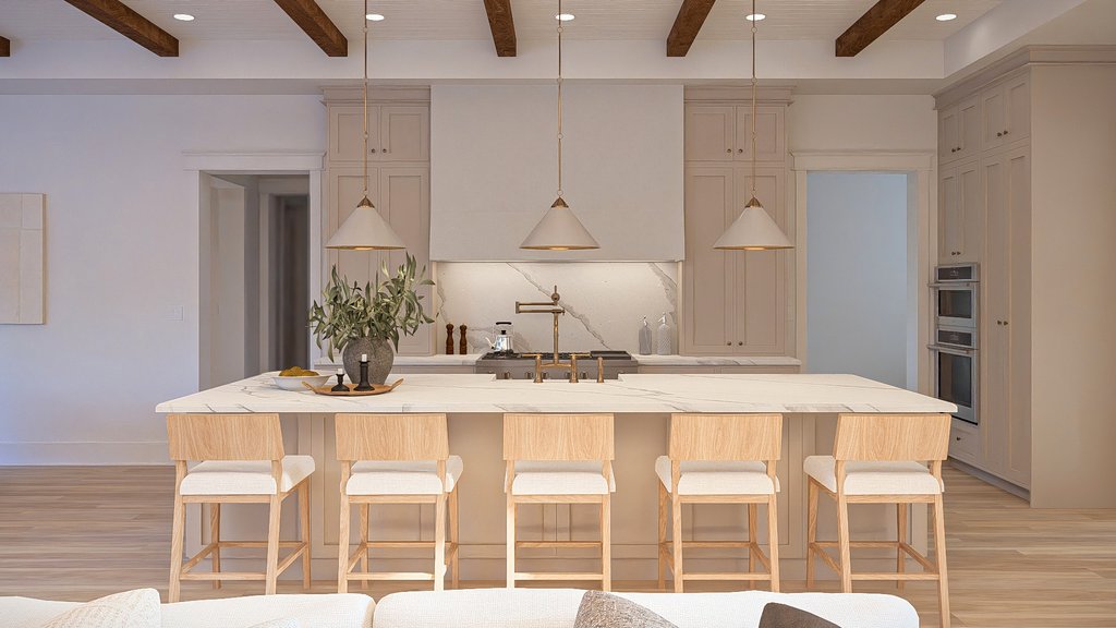 Interior - Kitchen for Cottage House Plan #455-774 - 3 bed, 2.5 bath