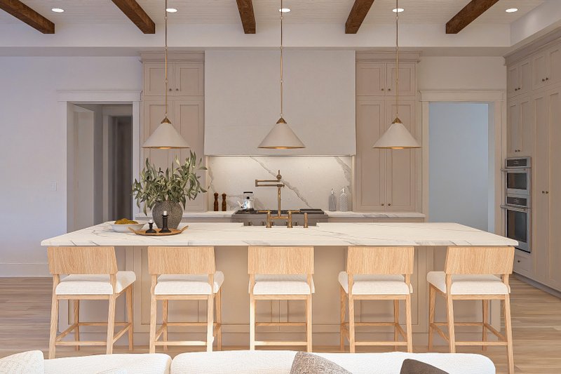 House Blueprint - Interior - Kitchen for Cottage House Plan #455-774 - 3 bed, 2.5 bath