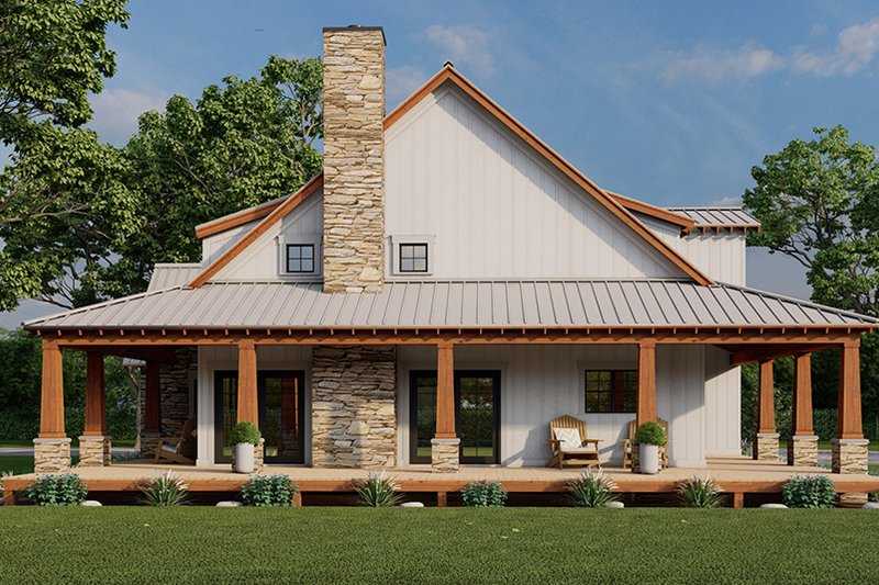 Architectural House Design - Exterior - Other Elevation for Country House Plan #923-299 - 3 bed, 2.5 bath