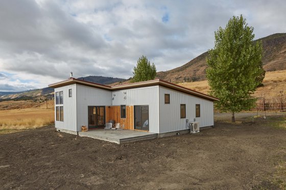 Exterior - Rear Elevation for Modern House Plan #890-10 - 2 bed, 1 bath