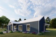 Barndominium Style House Plan - 4 Beds 3 Baths 2139 Sq/Ft Plan #1107-39 