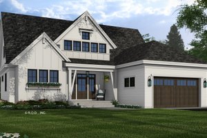 Farmhouse Exterior - Front Elevation Plan #51-1302