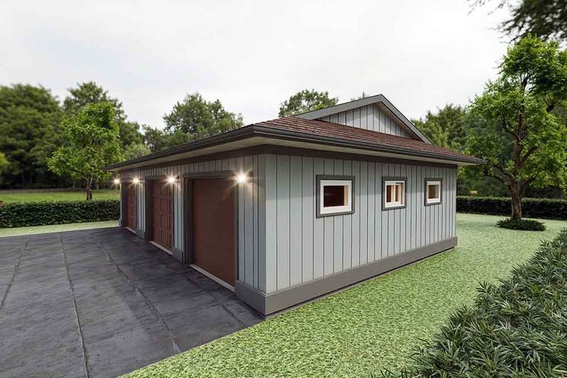 Architectural House Design - Exterior - Other Elevation for Country House Plan #1101-56, 0 bath