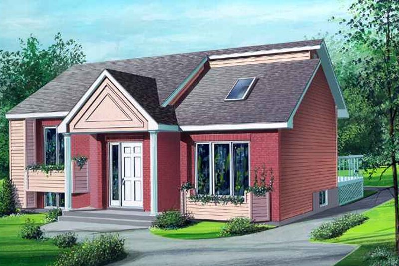 Dream House Plan - Ranch Exterior - Front Elevation Plan #25-1133