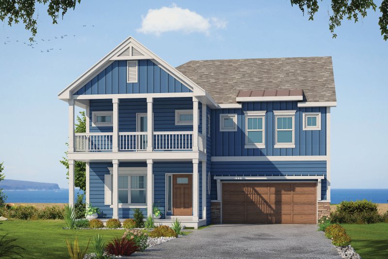 Dream House Plan - Traditional Exterior - Front Elevation Plan #20-2517