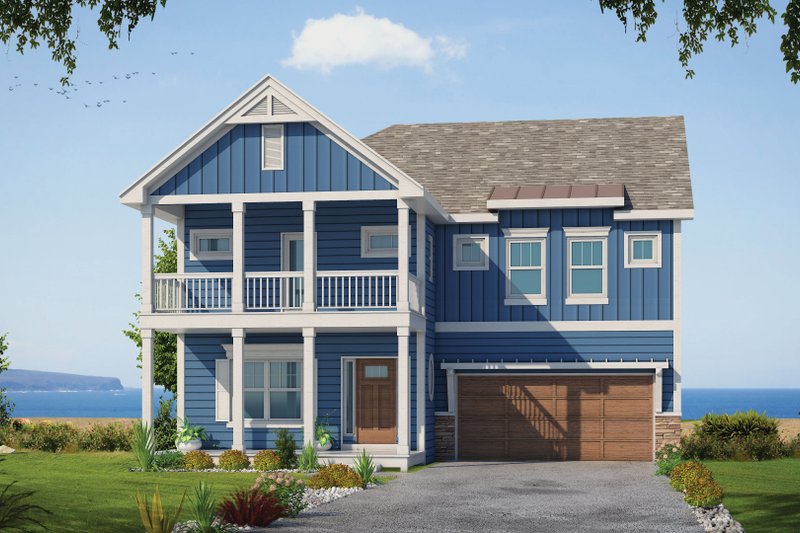 Home Plan - Traditional Exterior - Front Elevation Plan #20-2517