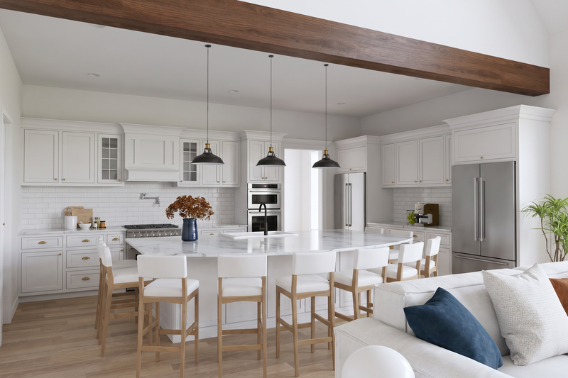 Architectural House Design - Interior - Kitchen for Traditional House Plan #923-519 - 4 bed, 3.5 bath
