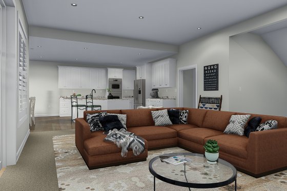 Interior - Family Room 3 for Traditional House Plan #1060-69 - 5 bed, 4.5 bath