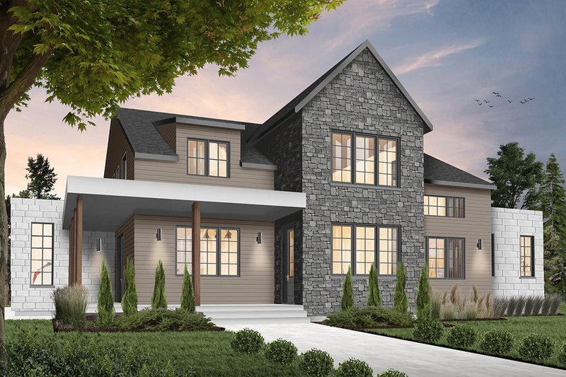 Home Plan - Exterior - Front Elevation 5 for Farmhouse House Plan #23-2691 - 4 bed, 3.5 bath