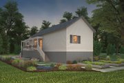 Cottage Style House Plan - 2 Beds 2 Baths 891 Sq/Ft Plan #497-23 