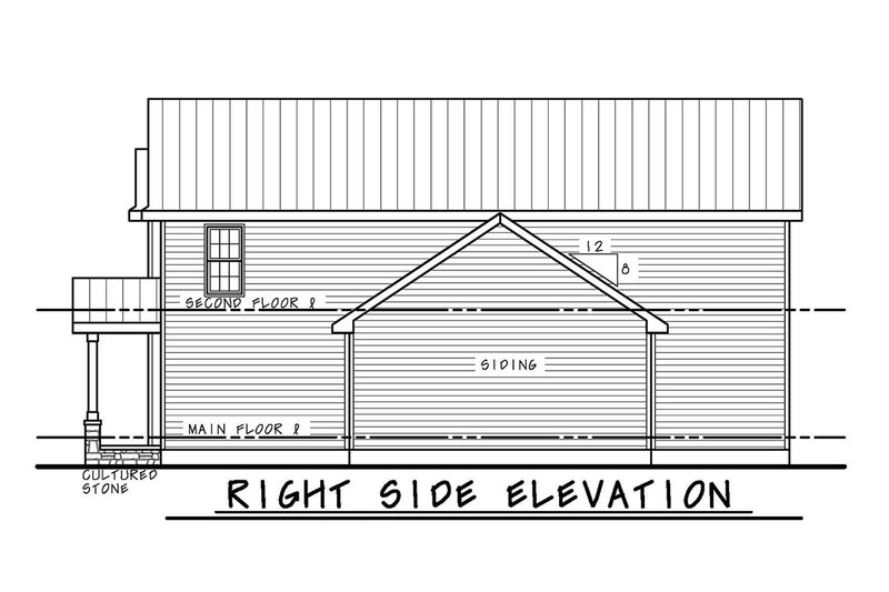 House Design - Exterior - Front Elevation 4 for Farmhouse House Plan #20-2642 - 3 bed, 2.5 bath