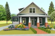 Craftsman Style House Plan - 5 Beds 4 Baths 2668 Sq/Ft Plan #461-42 