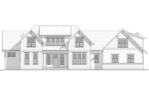 Exterior - Front Elevation 4 for Craftsman House Plan #1086-17 - 4 bed, 3.5 bath