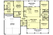 Farmhouse Style House Plan - 3 Beds 2 Baths 1740 Sq/Ft Plan #430-241 