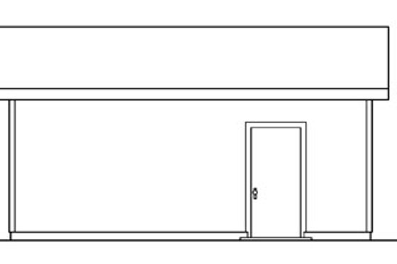 Exterior - Other Elevation 1 for Traditional House Plan #124-795, 0 bath