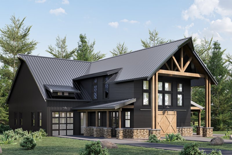 Home Plan - Exterior - Other Elevation for Barndominium House Plan #1070-218 - 2 bed, 2.5 bath