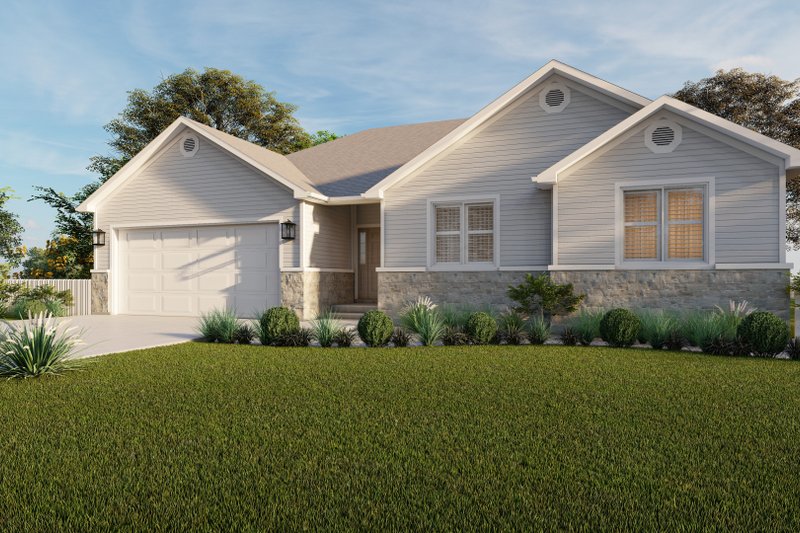 House Design - Exterior - Front Elevation 4 for Traditional House Plan #1060-188 - 3 bed, 2 bath
