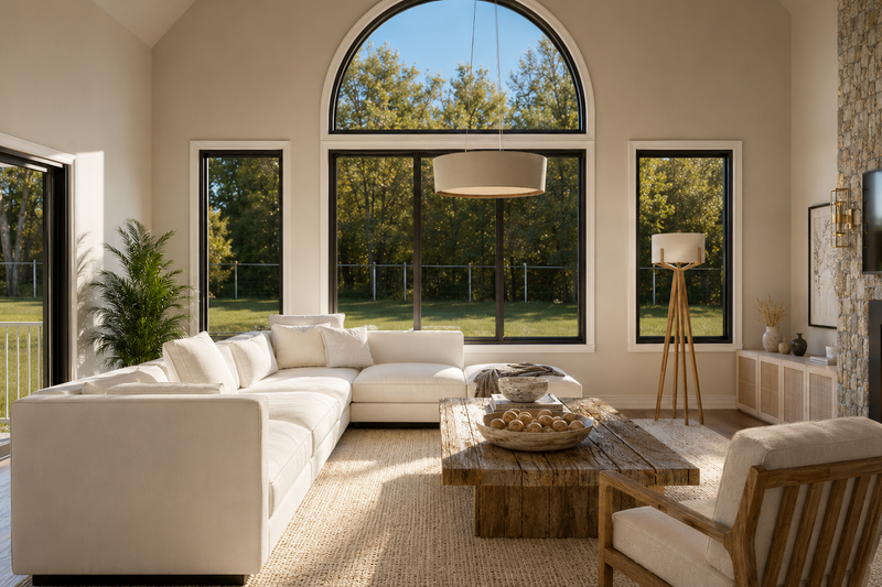 Architectural House Design - Interior - Family Room for Farmhouse House Plan #1064-471 - 4 bed, 2.5 bath