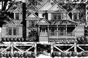 Traditional Exterior - Front Elevation Plan #40-273