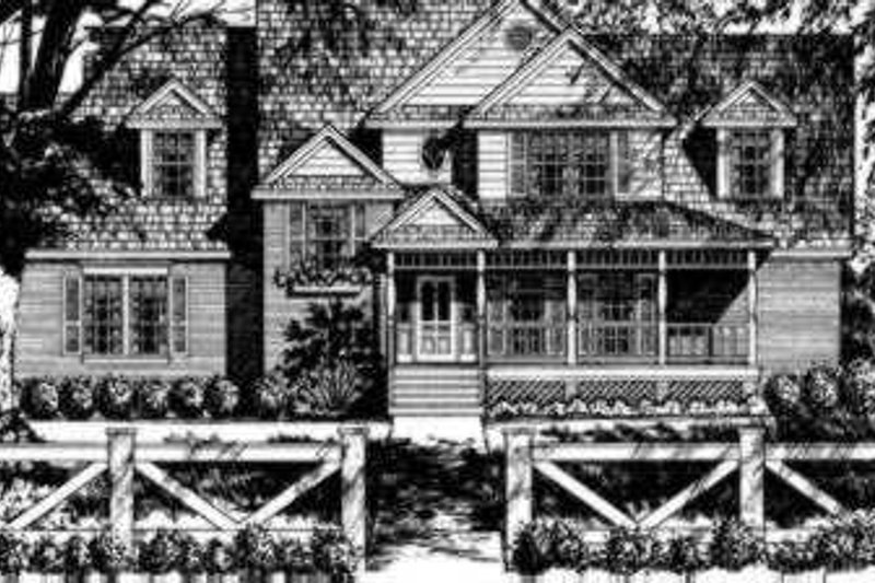 Traditional Style House Plan - 4 Beds 3.5 Baths 2928 Sq/Ft Plan #40-273